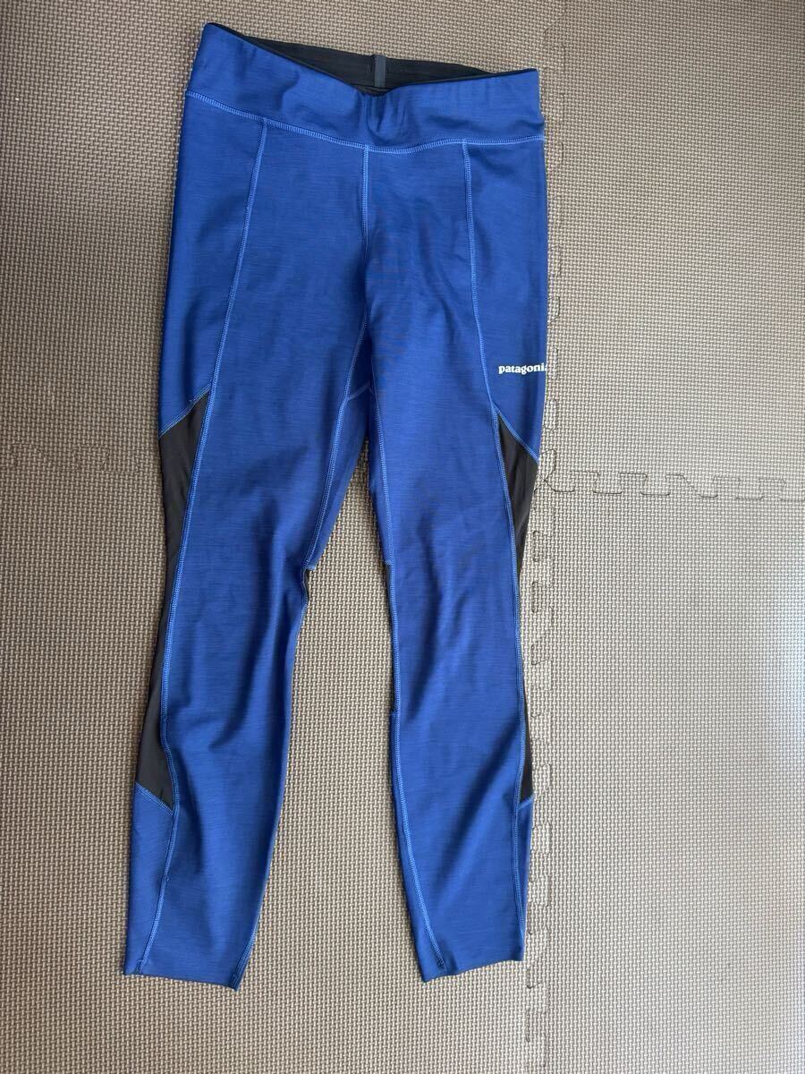 パタゴニア patagonia エンドレスランタイツ 青 womans ウィメンズ S
