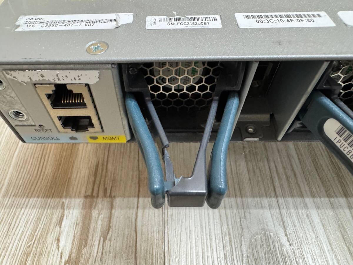 *5710-0513-3* простой подтверждено / электризация гарантия * Cisco - Catalyst3850 Series ( WS-C3850-48T-L V07 / C3850-NM-2-10G ). длина источник питания * отправка размер :D