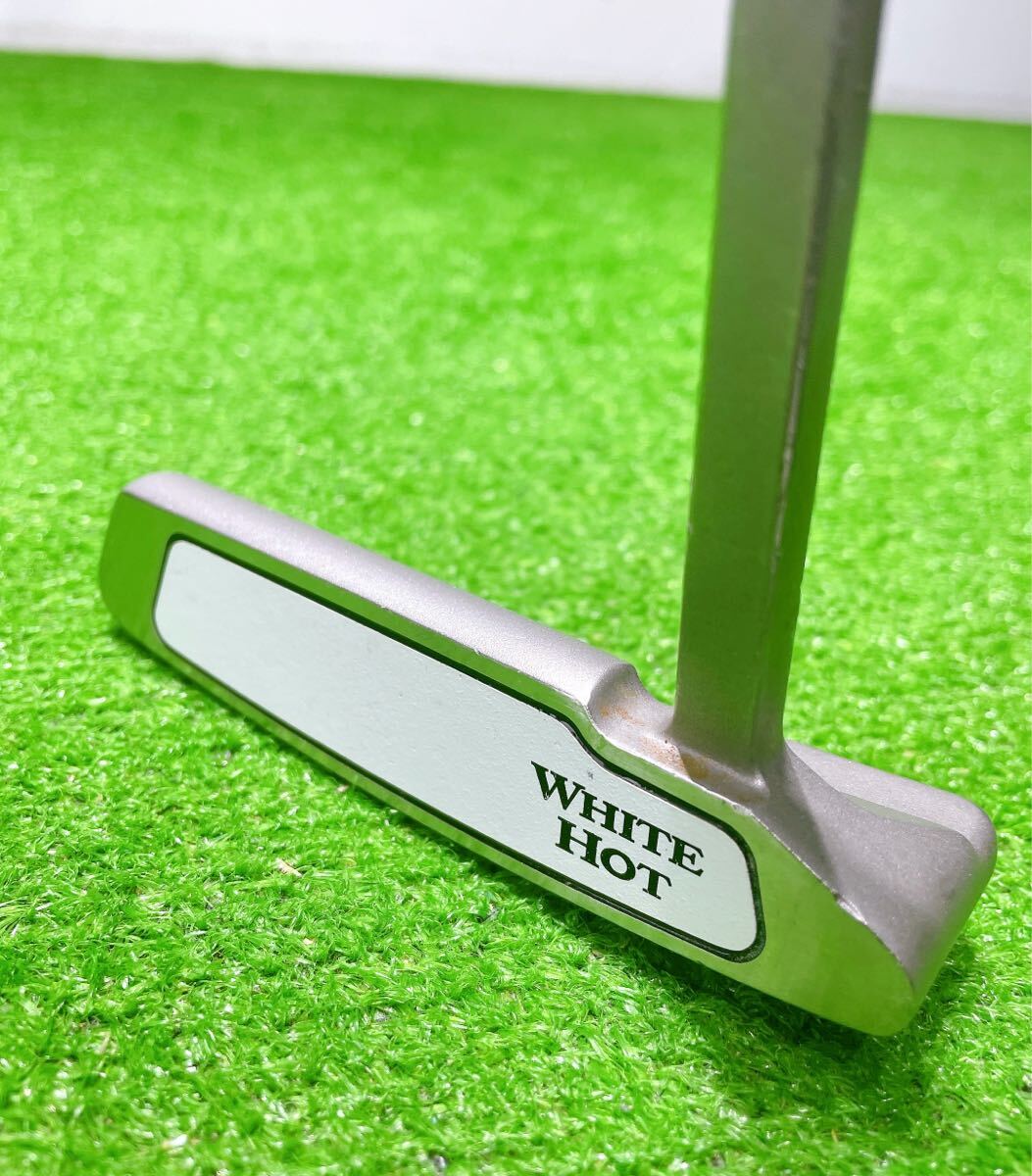 ★希少 程度良好♪名器 初代 ホワイトホット★⑦ WHITE HOT #6 LONG NECK 33インチ ロングネック オデッセイ パター ODYSSEY ブレード ピン_画像4