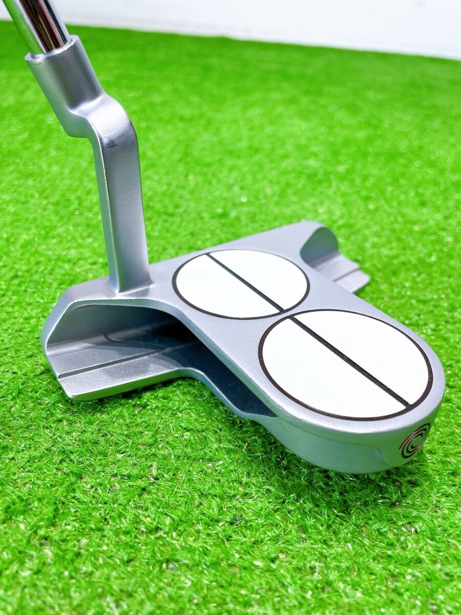★美品 ODYSSEY WHITE HOT OG ホワイトホット★2-BALL BLADE TOUR LINED 34 STROKE LAB オデッセイ 2ボール ブレード パター 2BALL 20周年_画像4