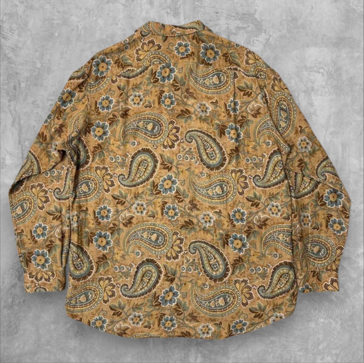 POLO RALPH LAUREN　90s　BONNARD　長袖シャツ　レア　ポロラルフローレン　リネンシャツ　XL 