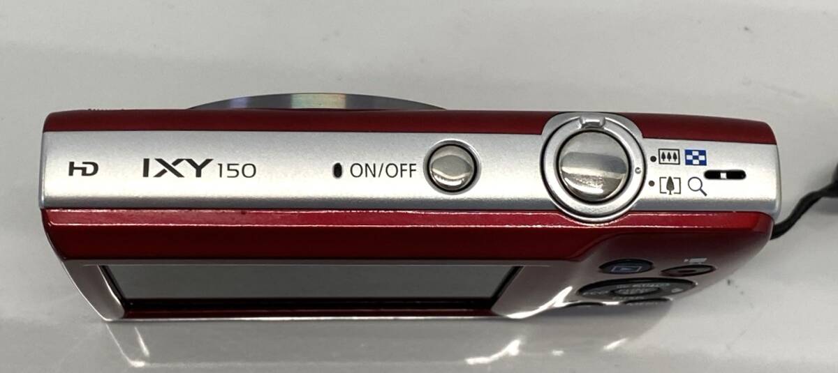 ※ Canon IXY 150 コンパクトデジタルカメラ PC2197 レッド 本體のみ 動(dòng)作確認(rèn) キャノン デジカメ 中古【ｃ1819】