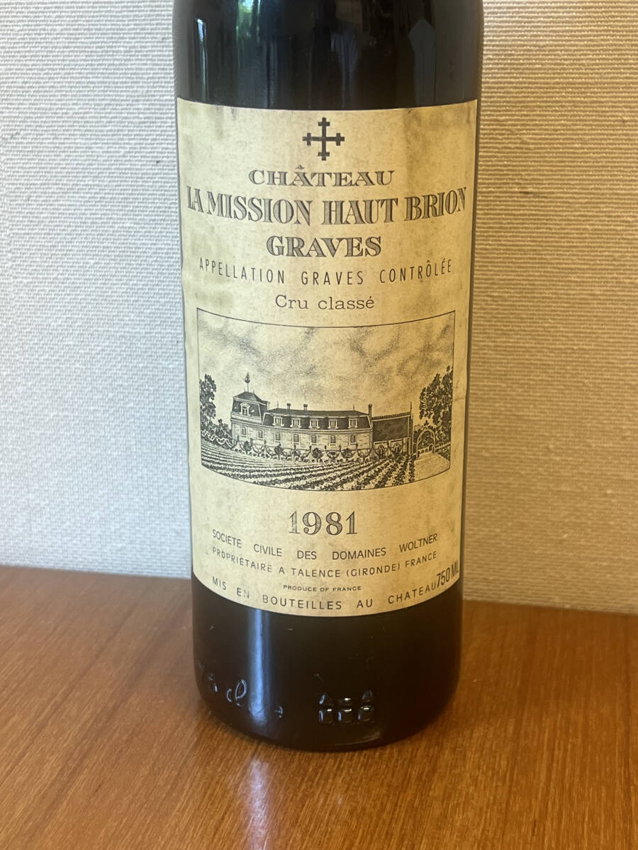 1981 CH LA MISSION HAUT BRION GRAVES 