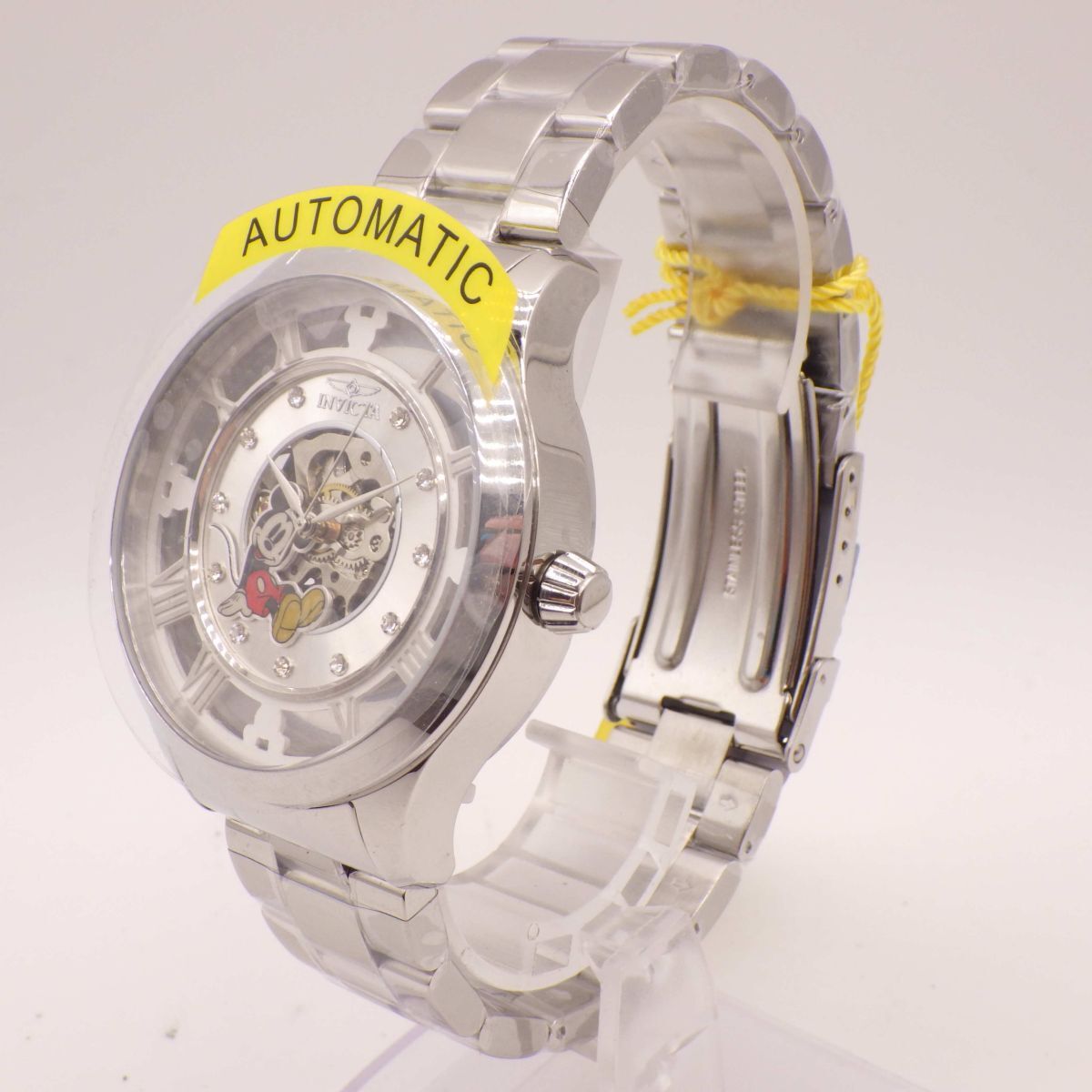414457【1円スタート】INVICTA インビクタ 稼動(dòng)品 41359 ディズニー ミッキーマウス 世界限定3000個(gè) メンズ 時(shí)計(jì) 自動(dòng)巻き ケース45mm