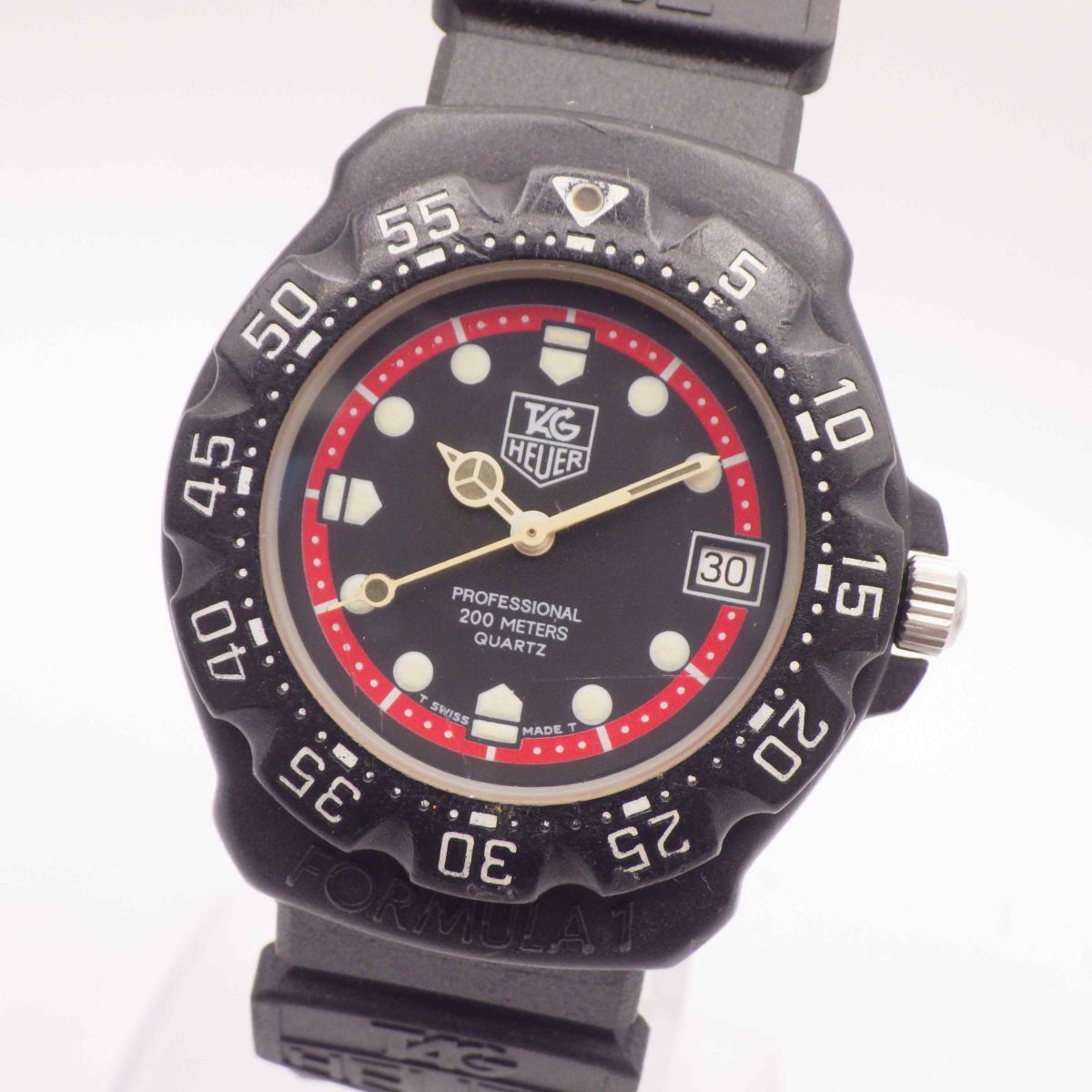 423968/D【1円スタート】TAG Heuer タグホイヤー 稼動品 383.513/1 フォーミュラ1 デイト ボーイズ 時計 クオーツ ケース34mm