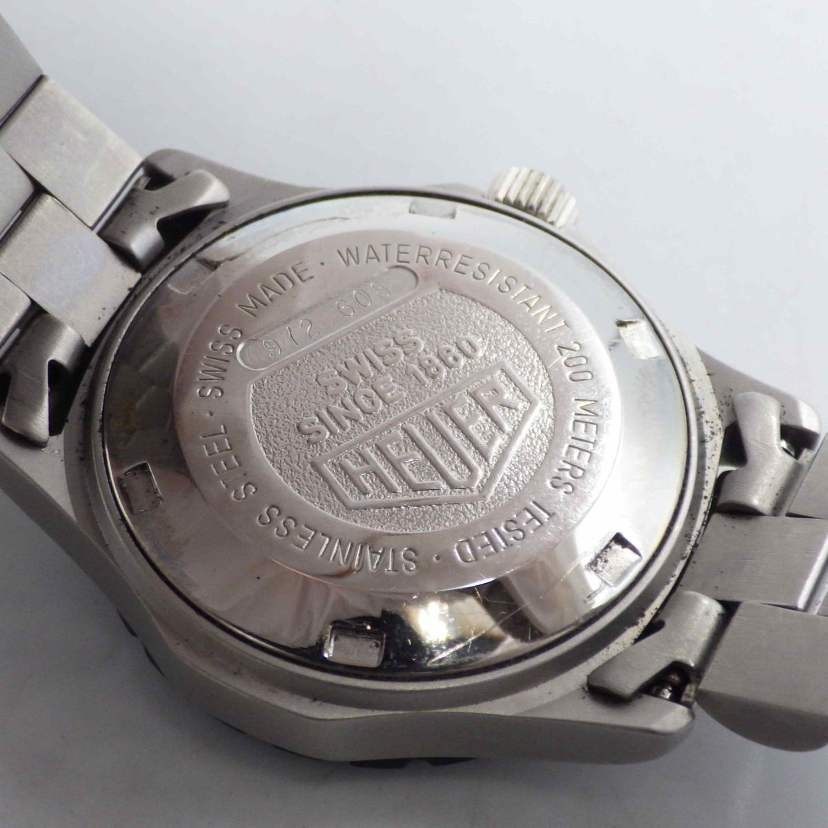 400355[1 иен старт ]TAG HEUER TAG Heuer работа товар 972.608 Professional Date женский часы кварц кейс 27mm