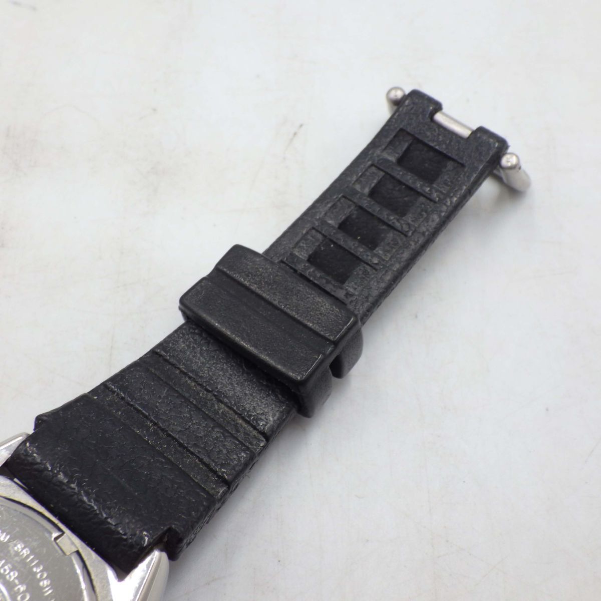 432304/①【1円スタート】SEIKO セイコー 稼動品 6458-600B ホワイトダイバー デイデイト メンズ 時計 クォーツ ケース38mm