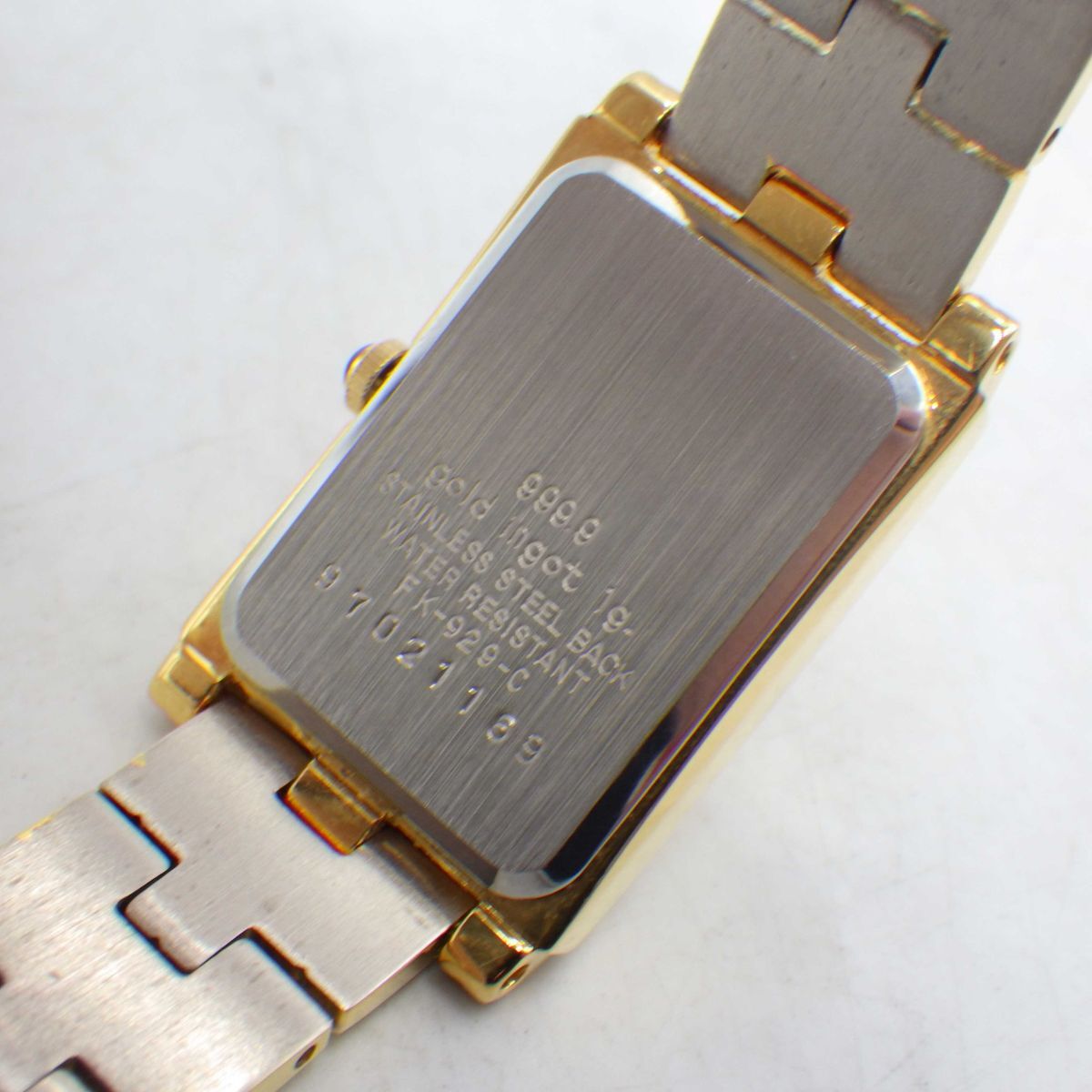 432313/③【1円スタート】Credit Suisse クレディスイス 稼動(dòng)品 FK-929-C Fine Gold 999.9 1g ユニセックス 時(shí)計(jì) クオーツ ケース20mm