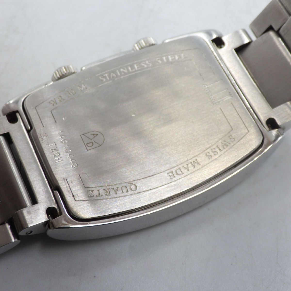 432348/④【1円スタート】dunhill ダンヒル 稼動(dòng)品 146.10448 シティスケープ デュアルタイム メンズ 時(shí)計(jì) クォーツ ケース27mm