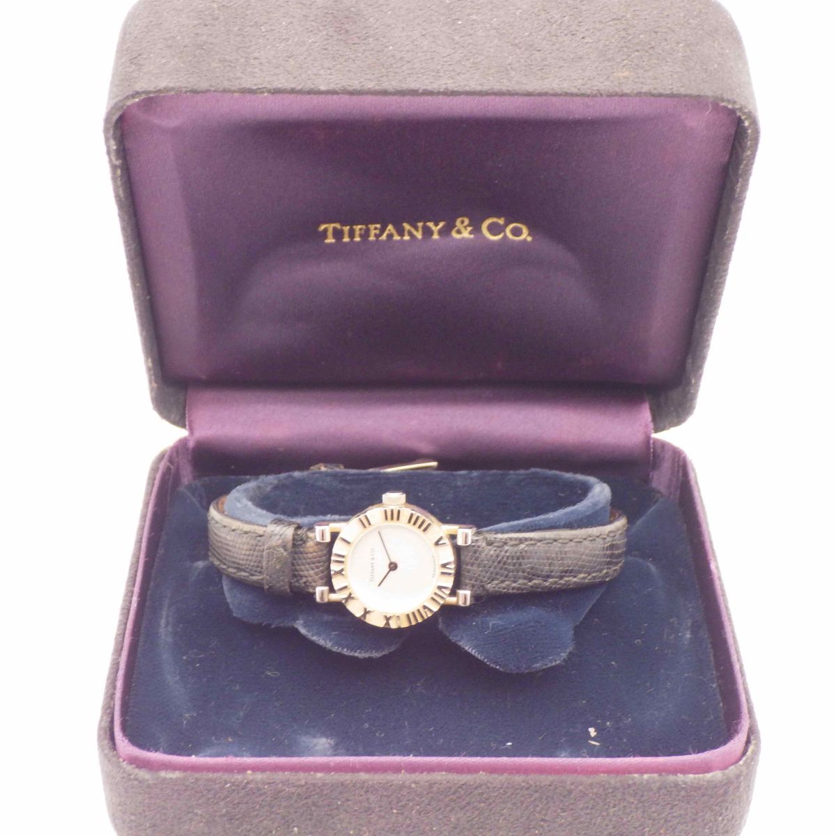 448021【1円スタート】TIFFANY&Co. ティファニー 稼動品 S0640 アトラス レディース 時計 クオーツ ケース19mm