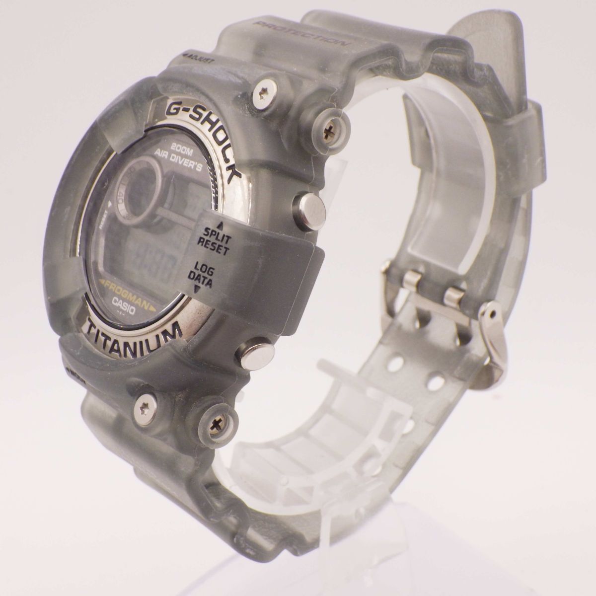 448019【1円スタート】CASIO カシオ 稼動(dòng)品 DW-8200 G-SHOCK FROGMAN フロッグマン メンズ 時(shí)計(jì) クオーツ ケース50mm