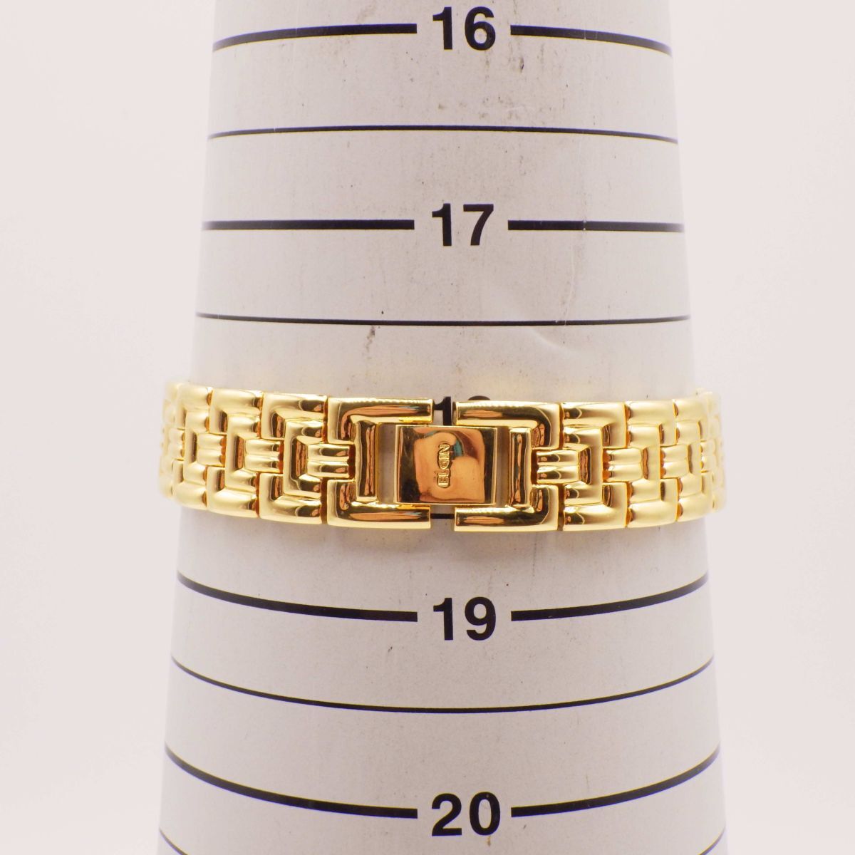 447996【1円スタート】ELGIN エルジン 稼動(dòng)品 FK-582-P CREDIT SUISSE FINEGOLD 999.9 1g インゴット レディース 時(shí)計(jì) クオーツ ケース19mm