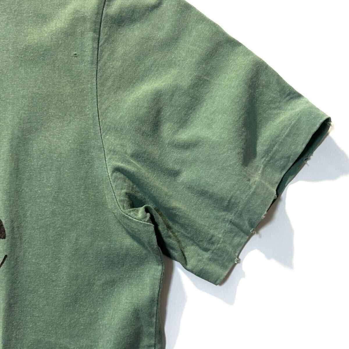 【RON HERMAN DENIM】リアルヴィンテージを追求した拘りのSP加工TEE◎!!RHC ロンハーマン ユーズド加工 クルーネックTシャツ 半袖シャツ