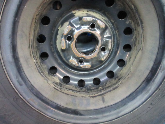 鉄ホイール ヨコハマ 純正ホイール 14インチ 2本のみ 2022年製ヨコハマ8PR付 ボンゴ 175⁄80R14 99⁄98N 5穴