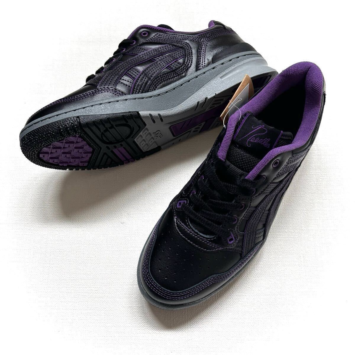 新品 NEEDLES ニードルス ASICS アシックス コラボ EX89 スニーカー 27㎝ メンズ 黒 ブラック パピヨン刺繍 ニードルズ US9 UK8 送料無料