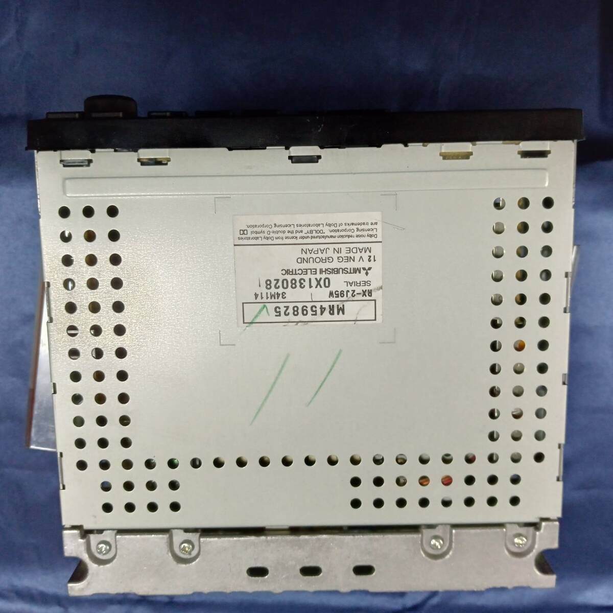 [ рабочее состояние подтверждено ] Мицубиси оригинальный 1DIN размер кассетная дека RX-2J95W MR459825