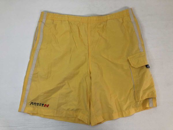 ROOTS CANADA roots Canada купальный костюм плавание спортивные шорты Short шорты мужской внутренний сетка внутренний брюки есть 78 желтый цвет 
