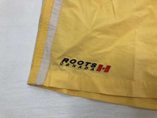 ROOTS CANADA roots Canada купальный костюм плавание спортивные шорты Short шорты мужской внутренний сетка внутренний брюки есть 78 желтый цвет 