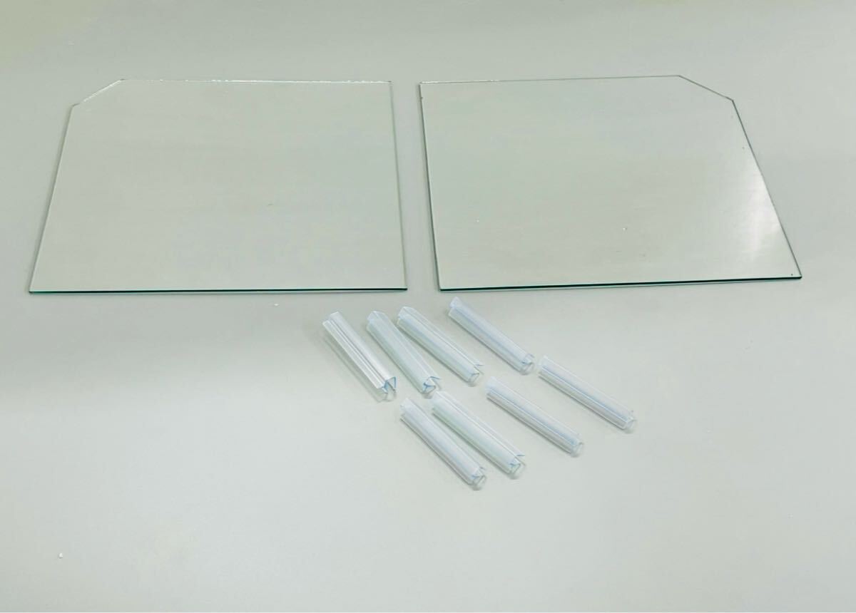 ラスト1セット　600×450×450オーバーフローセット(水槽?プロスタイルキャビ?濾過槽?ウールBOX)　クリアシリコン　未使用品
