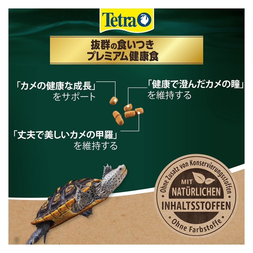 （まとめ買い）Tetra テトラ レプトミンスーパー中粒 80g カメ用フード 〔×3〕