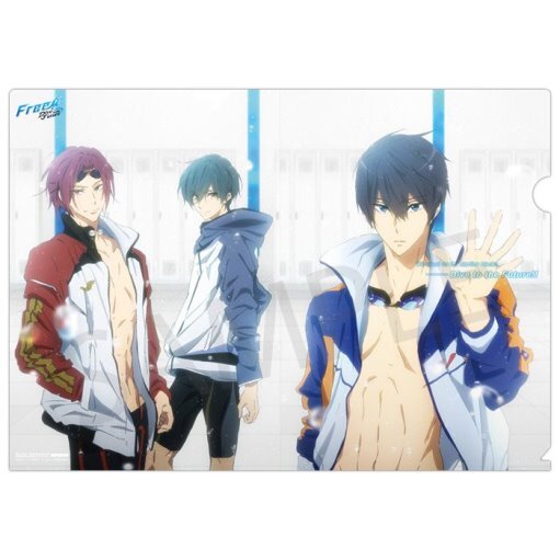 Free! 七瀬遙 松岡凛 桐嶋郁弥 未開封 Free!-Dive to the Future- クリアファイル【Water】 京アニショップ