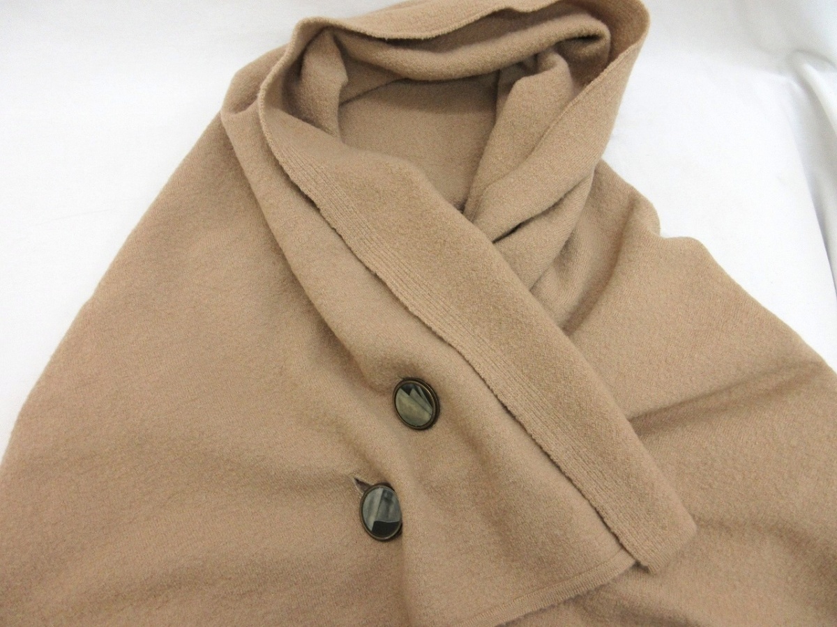 ISSEY MIYAKE イッセイミヤケ ウールマント Wool cloak IM53AD180 毛100% MADE IN JAPAN