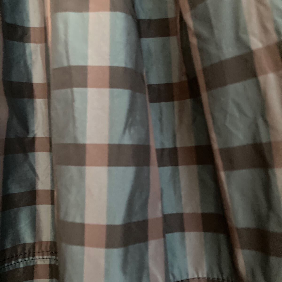 ◆超美品◆【LUCA/LADY LUCK LUCA】ルカ/レディラックルカ　チェック シャカシャカスカート 膝丈 ウエストゴム_画像6