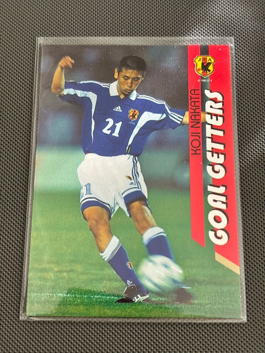 1999日本代表 84 中田浩二 ゴールゲッターズカード 鹿島アントラーズ マルセイユ バーゼル_画像1