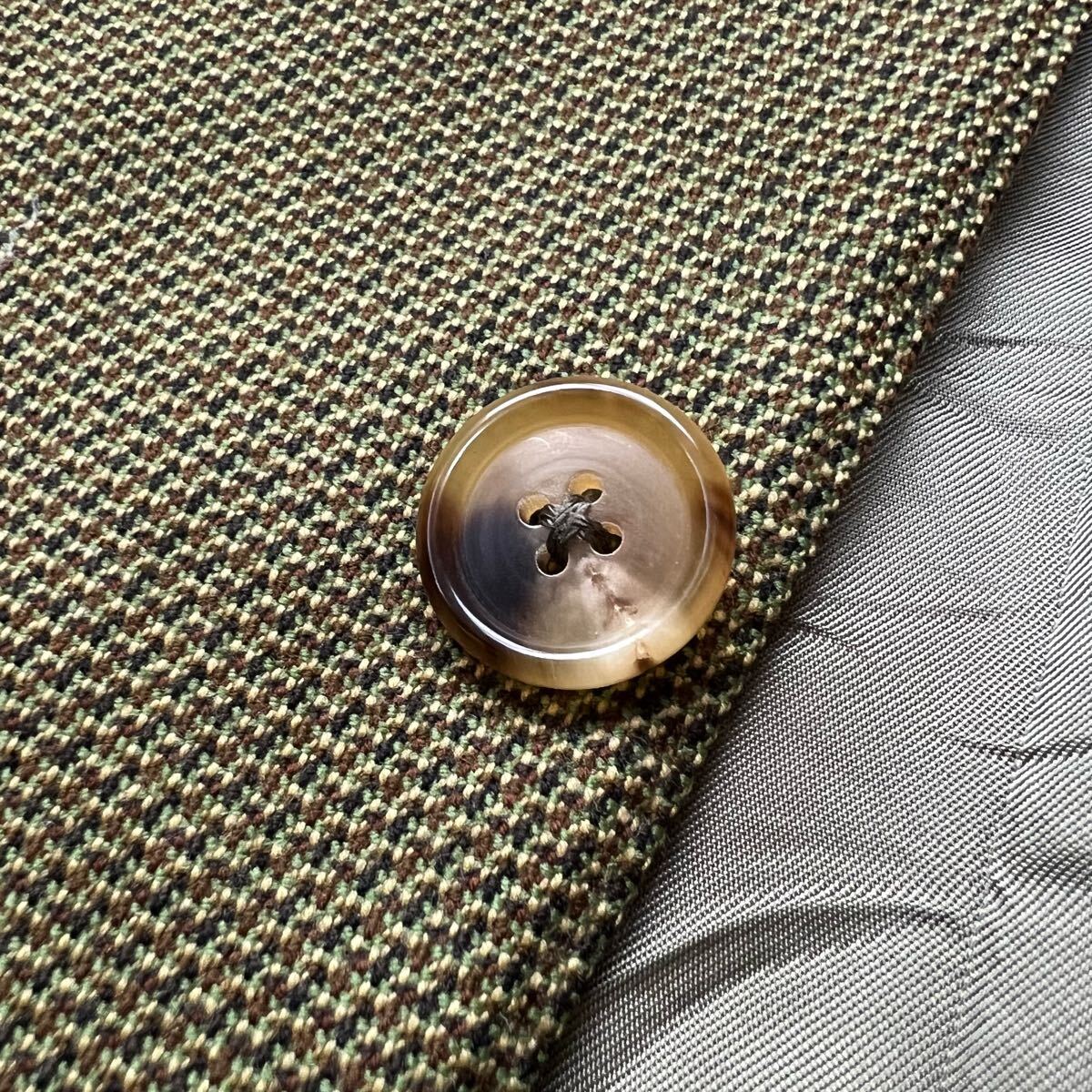 伝説の生地/極美品◎【Ermenegildo Zegna/エルメネジルドゼニア】希少3XL!! テーラードジャケット 15milmil15 カーキ色 最高級(jí)の肌觸り