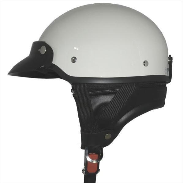 ZK-600 バイザー付きハーフジェット(ホワイト) SG公認(rèn) 限定特別涂裝色 耳あて脫著可能！ ポリスヘルメット ポリヘル