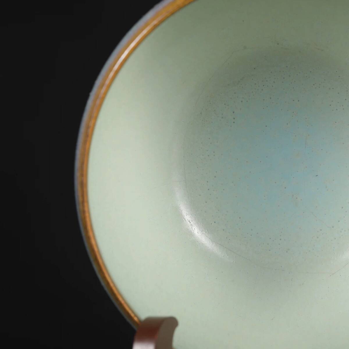 [ Song плата старый керамика . обжиг в печи .. фиолетовый .. курица сердце . чай кубок чайная посуда фарфор с коробкой ] украшение времена предмет старый . товар антиквариат старый дом поставка со склада Tang предмет China старый . старый художественное изделие 