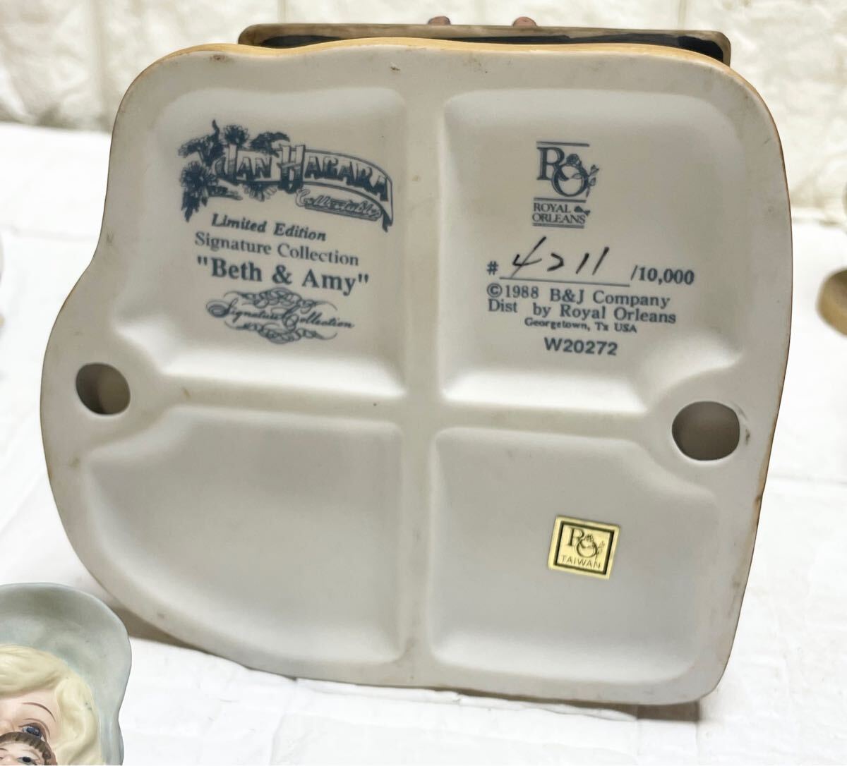 希少！良品☆ Jan Hagara ROYAL ORLEANS 10000 限定 B&J GOLDIE Abby Beth&Amy ヴィンテージ アンティーク 陶器 等 大量 まとめて 5點 B3