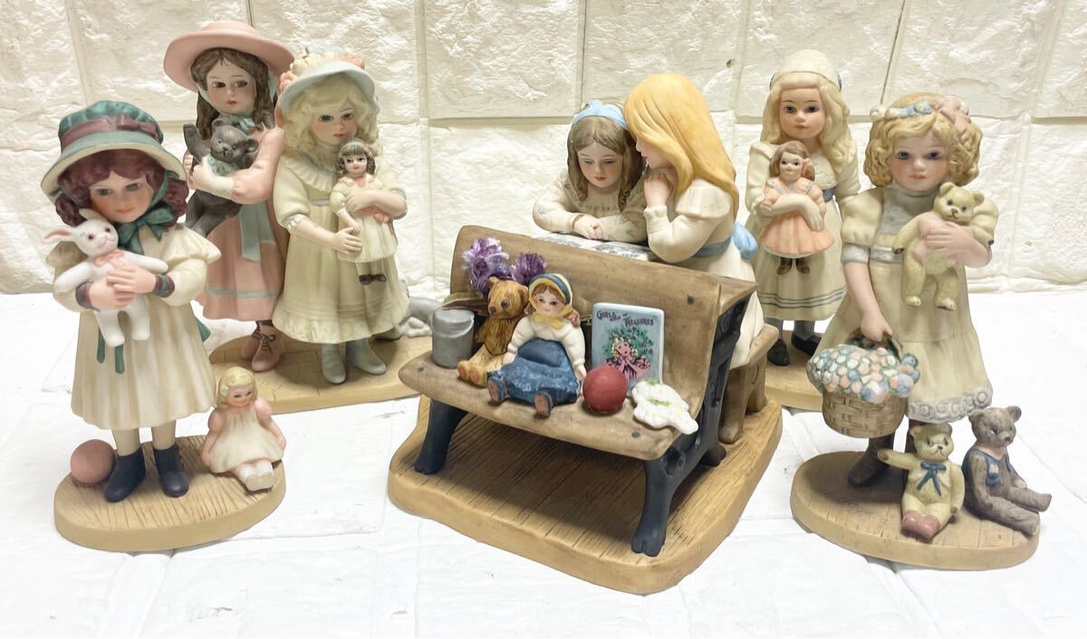 希少！良品☆ Jan Hagara ROYAL ORLEANS 10000 限定 B&J GOLDIE Abby Beth&Amy ヴィンテージ アンティーク 陶器 等 大量 まとめて 5點 B3