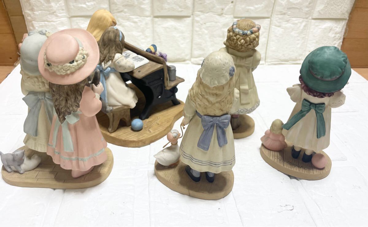 希少！良品☆ Jan Hagara ROYAL ORLEANS 10000 限定 B&J GOLDIE Abby Beth&Amy ヴィンテージ アンティーク 陶器 等 大量 まとめて 5點 B3