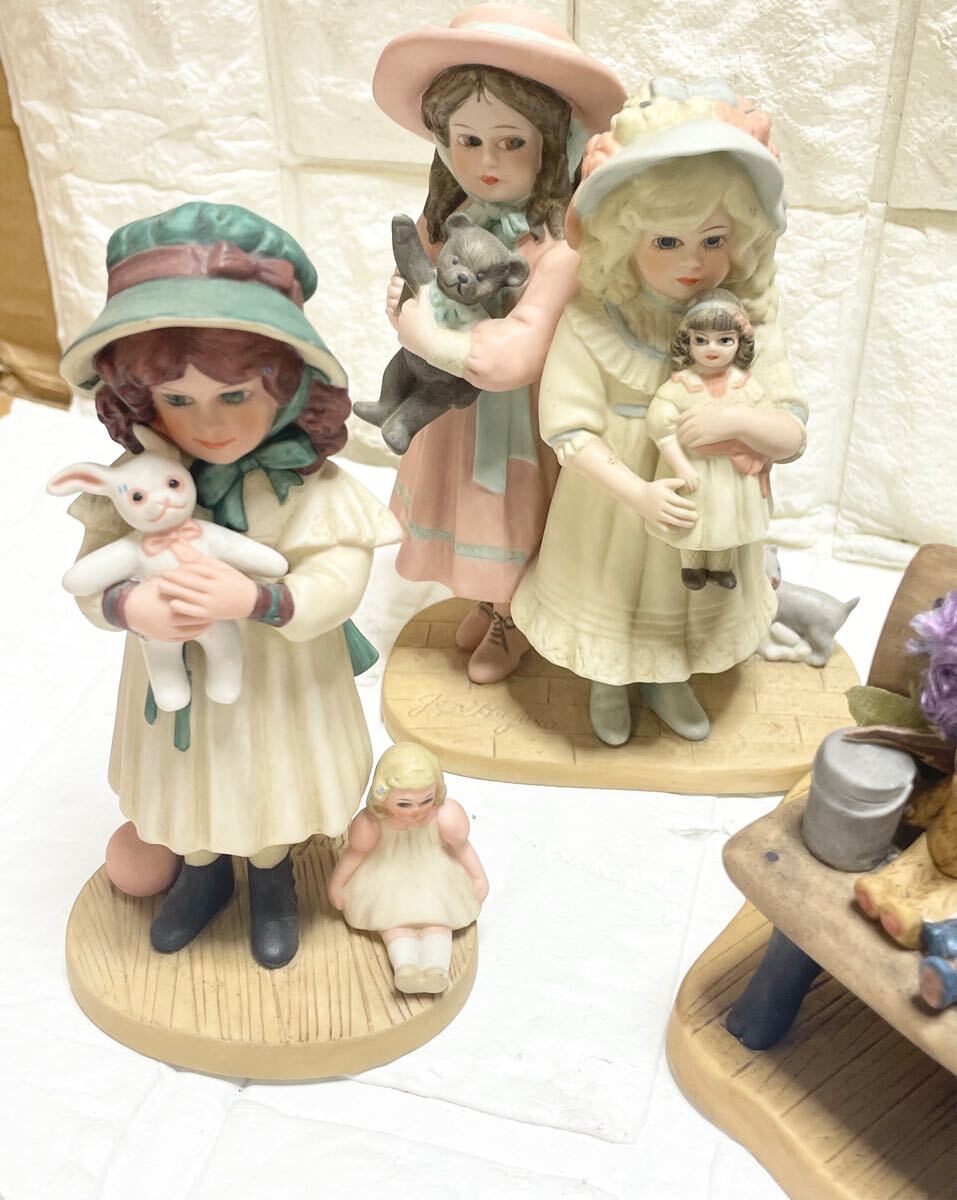 希少！良品☆ Jan Hagara ROYAL ORLEANS 10000 限定 B&J GOLDIE Abby Beth&Amy ヴィンテージ アンティーク 陶器 等 大量 まとめて 5點 B3