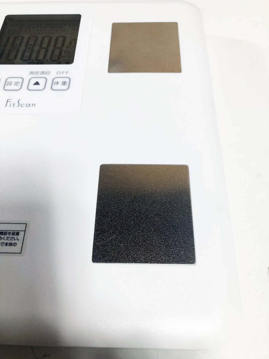 2021年制★ 中古★TANITA/タニタ　FitScan（フィットスキャン）　體重計(jì)　最大計(jì)量150㎏　ホワイト【FS-DG01】F2NM
