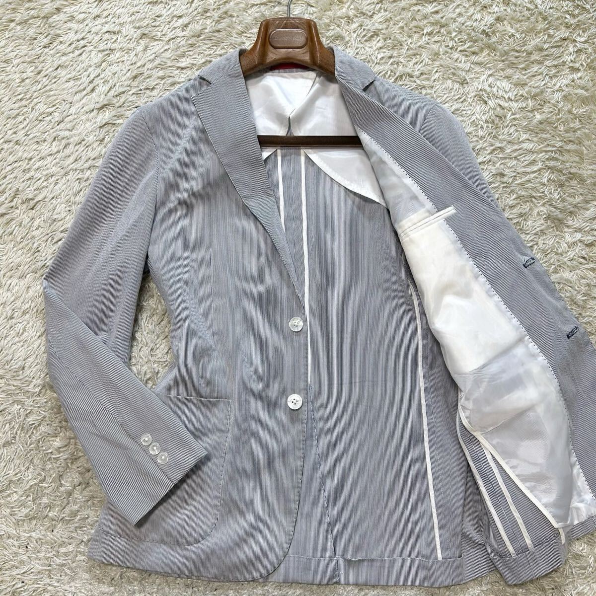  J Press [ избыток Kiyoshi . чувство ]J.PRESS tailored jacket summer жакет стрейч белый M