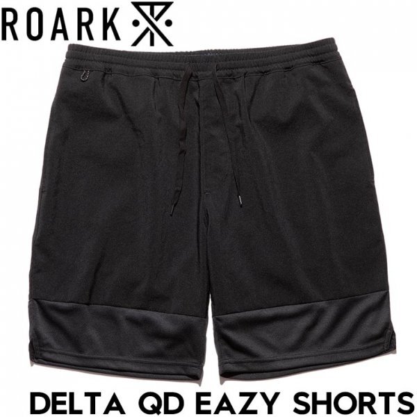 [ бесплатная доставка ]ROARK Roar k шорты hybrid шорты DELTA QD EAZY SHORTS RSJ1120-BLK Япония представительство магазин стандартный товар L размер 