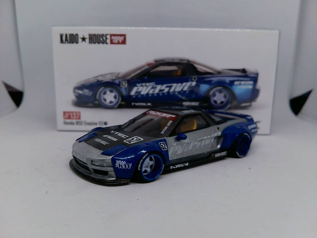 KAIDO★HOUSE MINIGT //137 CHASE Honda NSX Evasive V2 街道ハウス ミニGT チェイス ホンダ NSX エバッシブ V2 乗用車