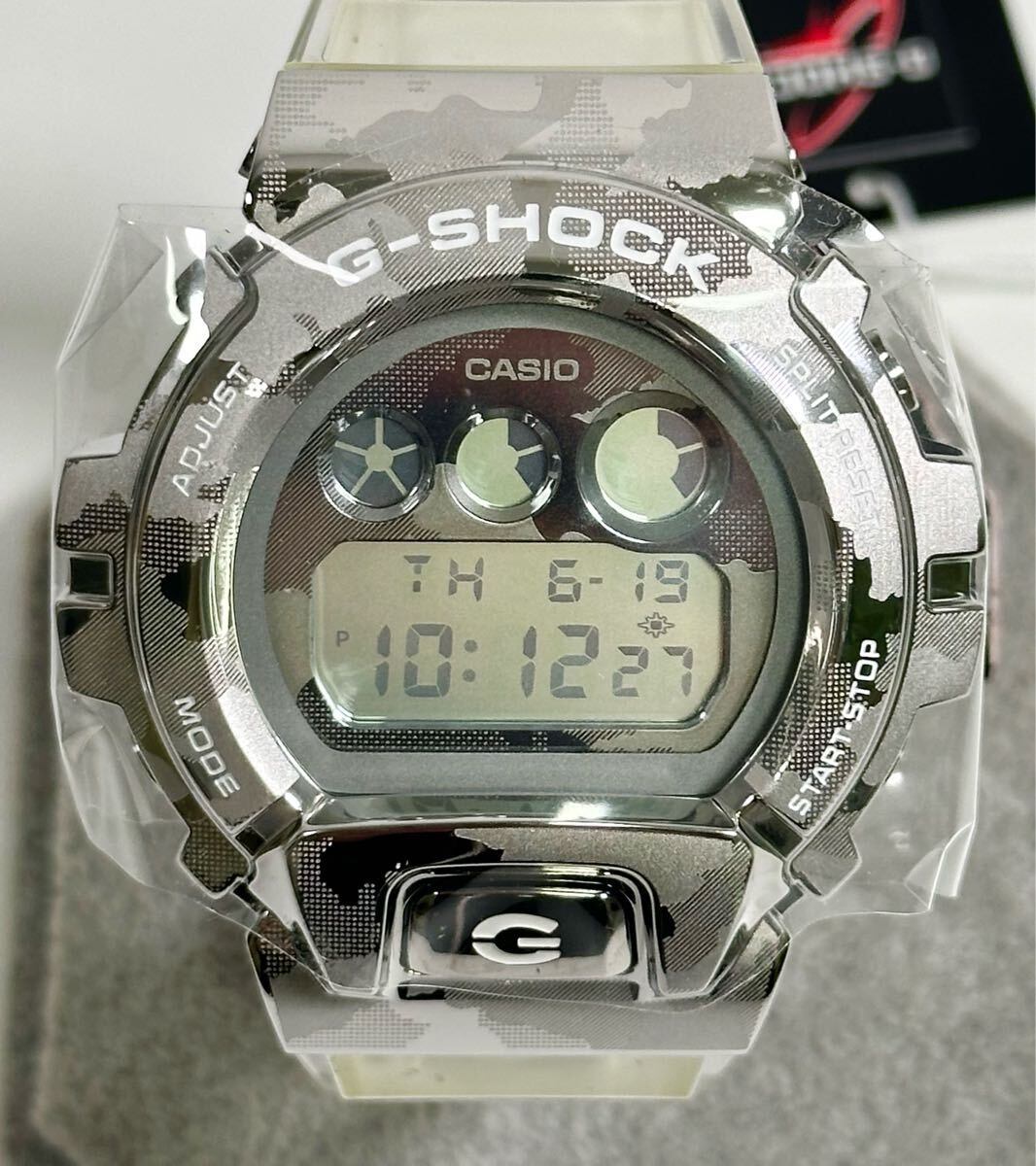 1円? ◆ CASIO カシオ G-SHOCK 【 GM-6900SCM 】 Gショック 腕時計 スケルトン カモフラージュシリーズ デジタル 迷彩 メンズ / ※稼働
