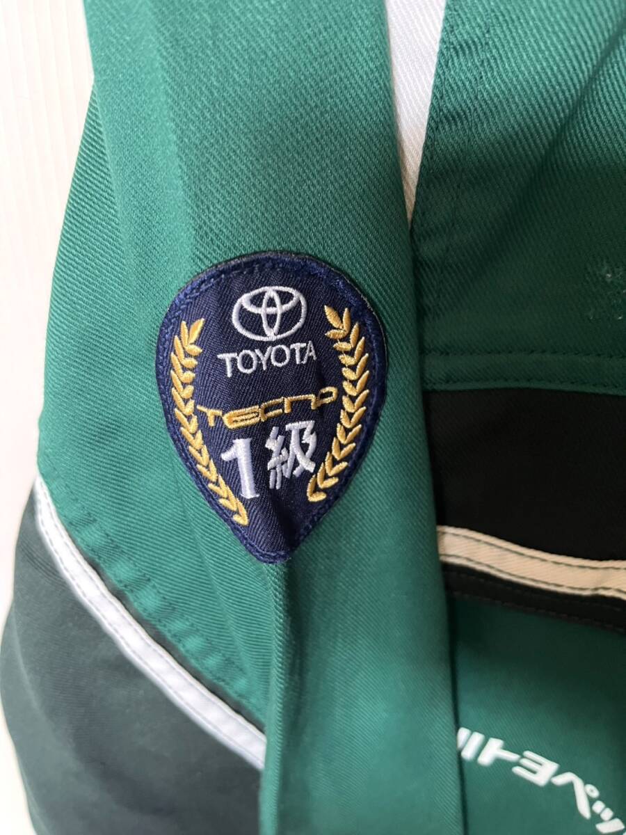 TOYOPET トヨペット 3Lサイズ 1級ワッペン 作業(yè)著 作業(yè)服 整備士 ツナギ つなぎ 長袖 メカニック 整備士