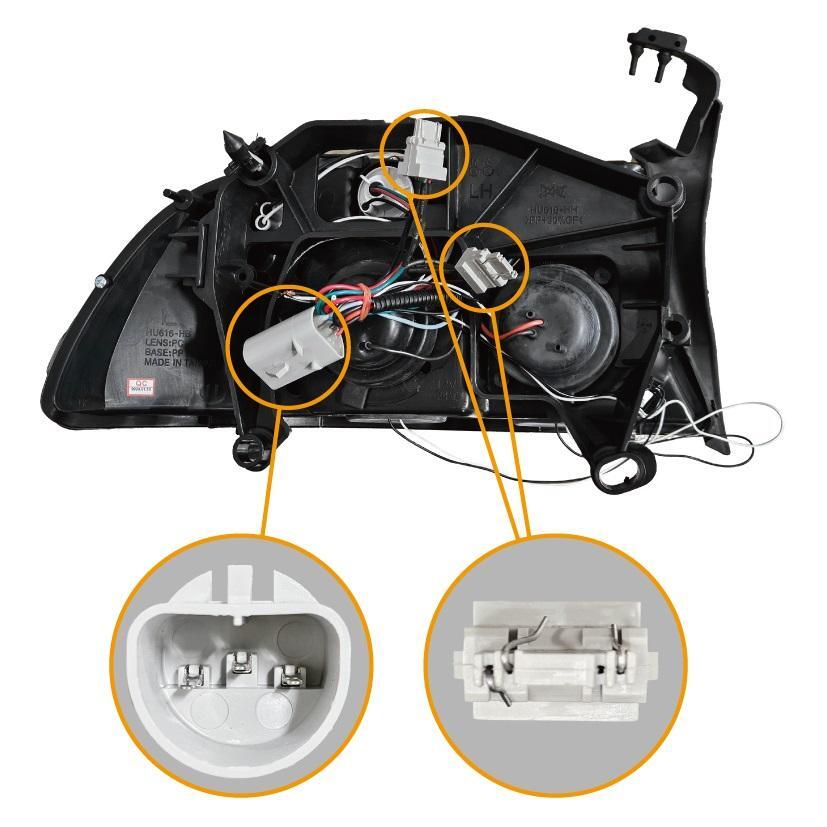  специальный заказ Япония свет ось Dodge dakota Durango LED прожекторные фары внутренний черный левый и правый в комплекте прозрачный ref pick up 