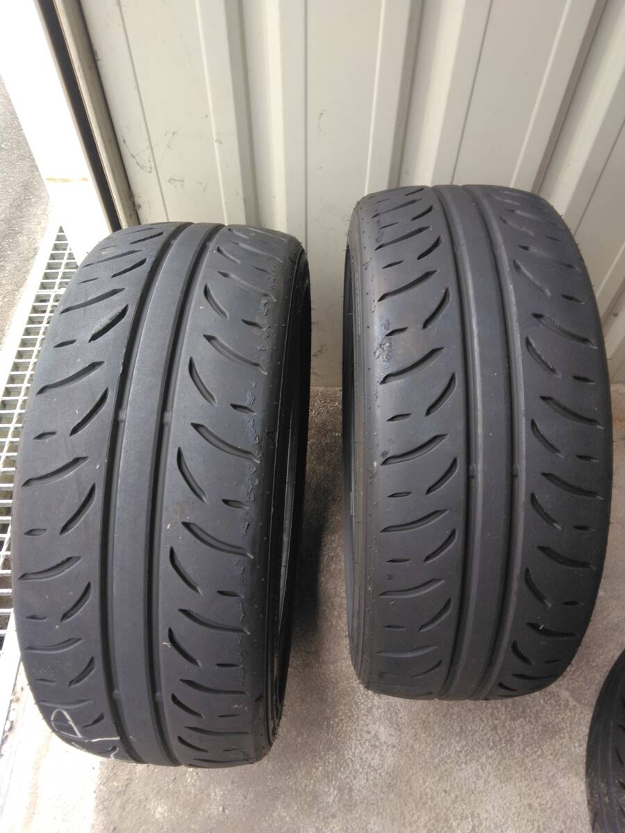  Dunlop DIREZZA Z3 ZⅢ DUNLOP 2025 год производства 205/45R17 Direzza 2 шт. комплект б/у товар ④