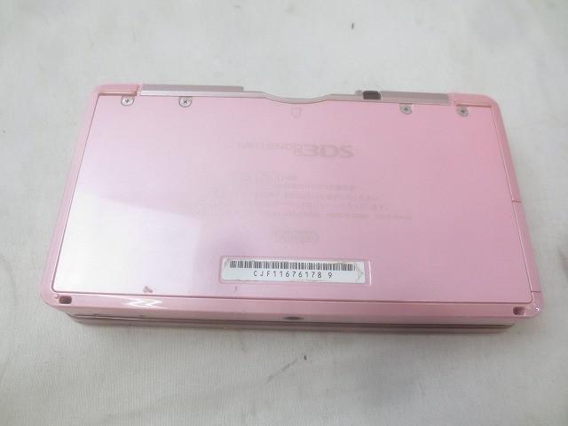 【同梱可】中古品 ゲーム ニンテンドー3DS 本體 CTR-001 ミスティピンク 動作品 本體のみ