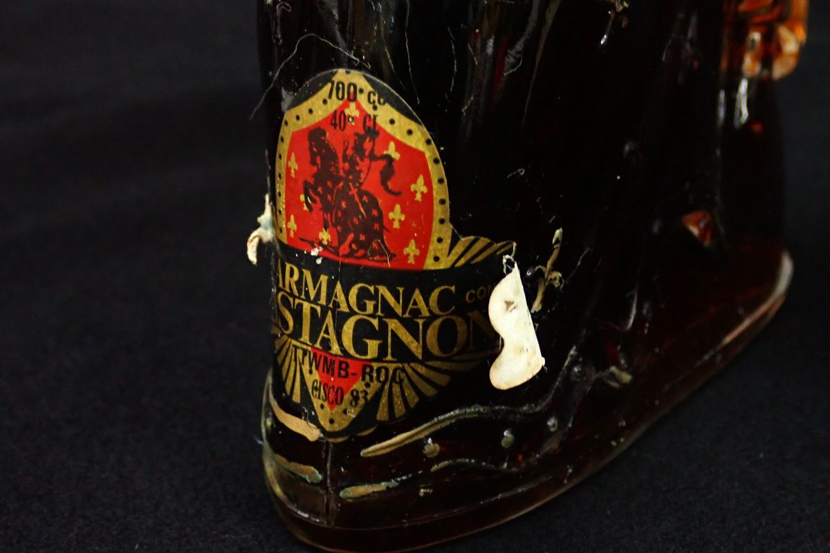 ▲古酒40【未開栓】ARMAGNAC アルマニャック ブランデー 3點(diǎn)▲CASTAGNON/カスタニョン/騎士ボトル/caussade vsop/マルキ ド コサード