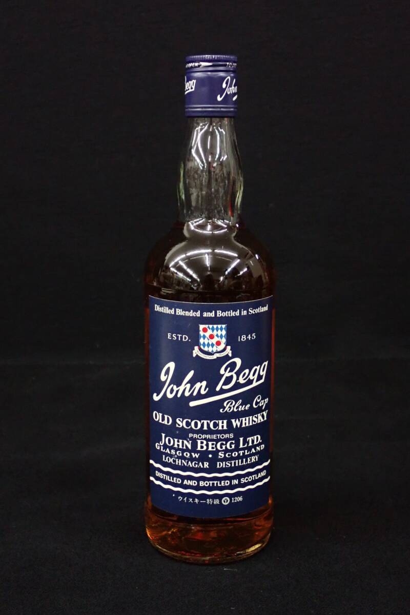 ▲古酒30【未開栓】John Begg Blue Cap ジョン ベッグ ブルーキャップ▲オールドスコッチウイスキー/750ml/43℃/消費稅0円