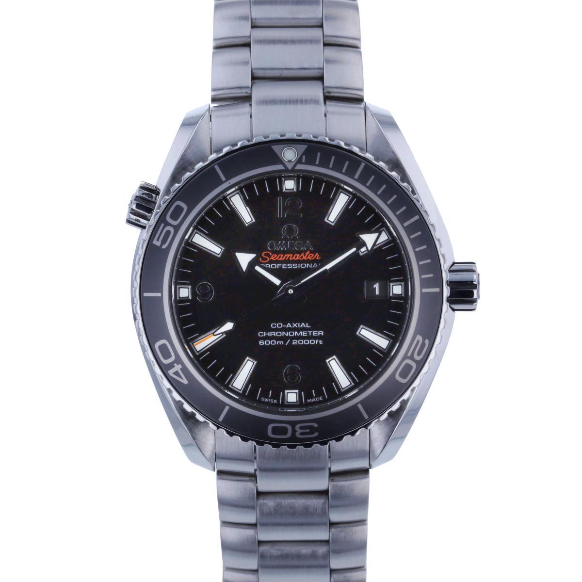 OMEGA オメガ 時(shí)計(jì) 自動(dòng)巻き/メンズ 232.30.42.21.01. Black SS プラネットオーシャン 42㎜