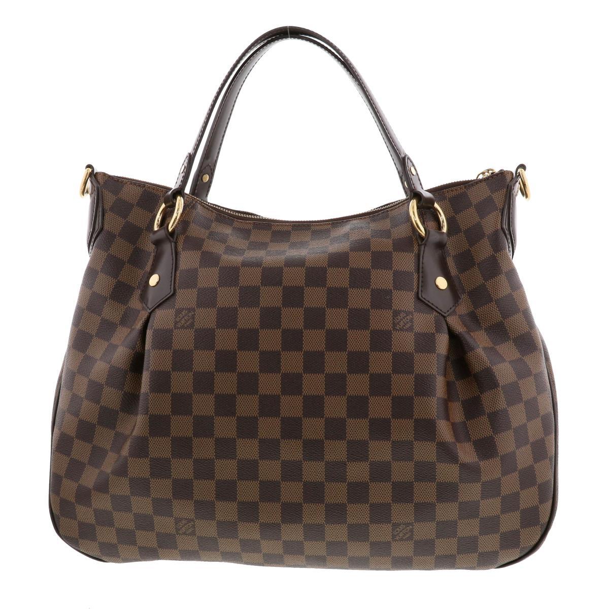 LOUIS VUITTON ルイヴィトン バッグ ハンドバッグ N41131 Brown Damier Ebene Canvas イーヴォラMM