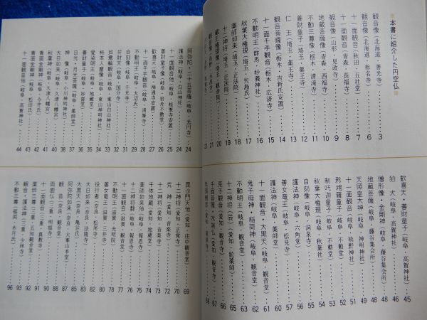 2▼* 円空仏　長谷川公茂　/ カラーブックス 558 昭和57年初版,ビニールカバー付　