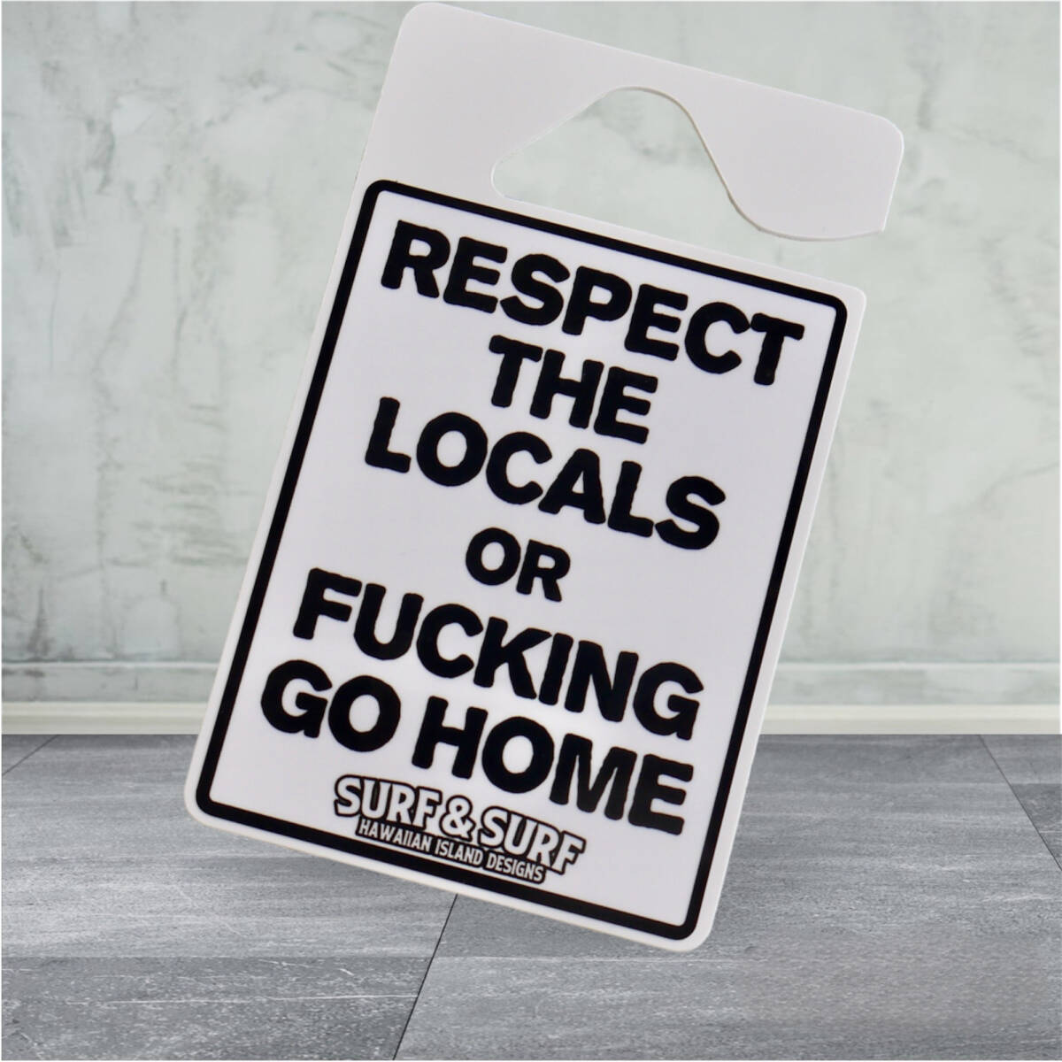 * Hawaiian смешанные товары * Гаваи парковка pa-mito бирка | машина аксессуары | украшение <RESPECT THE LOCALS OR FUCKING GO HOME>